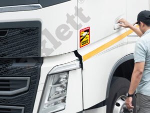 Sticker Autocollant Angles morts poid lourd camion porteur semi remorque camping car LKW TRUCK – Image 4